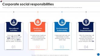 Small Business Company Profile Corporate Social Responsibilities