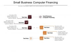 Small business computer financing ppt powerpoint presentation icon information cpb
