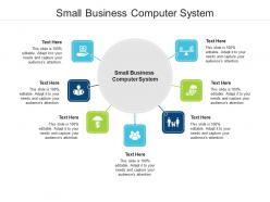 Small business computer system ppt powerpoint presentation file example cpb