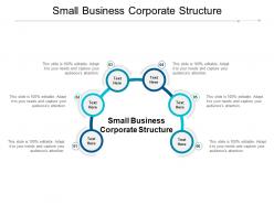 Small business corporate structure ppt powerpoint presentation professional cpb