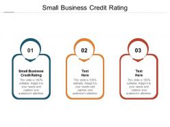Small business credit rating ppt powerpoint presentation gallery file formats cpb