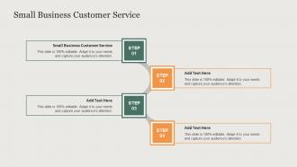 Small Business Customer Service In Powerpoint And Google Slides Cpb