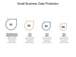 Small business data protection ppt powerpoint presentation show guide cpb