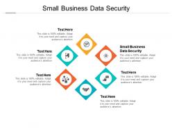 Small business data security ppt powerpoint presentation show brochure cpb