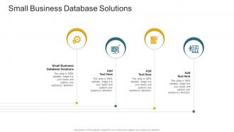 Small Business Database Solutions In Powerpoint And Google Slides Cpb