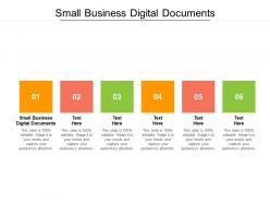 Small business digital documents ppt powerpoint presentation professional background designs cpb