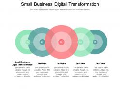 Small business digital transformation ppt powerpoint presentation portfolio rules cpb