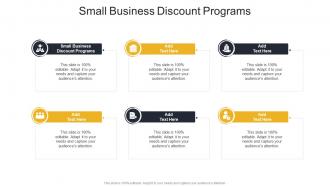 Small Business Discount Programs In Powerpoint And Google Slides Cpb
