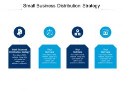 Small business distribution strategy ppt powerpoint presentation inspiration background cpb