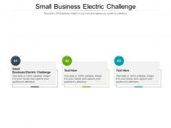 Small business electric challenge ppt powerpoint inspiration file formats cpb