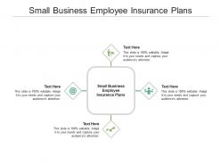 Small business employee insurance plans ppt powerpoint presentation infographics design templates cpb