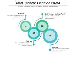 Small business employee payroll ppt powerpoint presentation gallery outline cpb