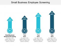 Small business employee screening ppt powerpoint presentation summary objects cpb