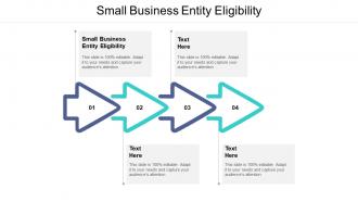 Small business entity eligibility ppt powerpoint presentation gallery show cpb