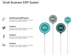 Small business erp system ppt powerpoint presentation portfolio graphics example cpb