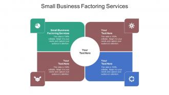 Small business factoring services ppt powerpoint presentation icon cpb