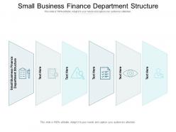 Small business finance department structure ppt powerpoint presentation summary gridlines cpb