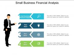 Small business financial analysis ppt powerpoint presentation slides gridlines cpb