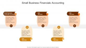 Small Business Financials Accounting In Powerpoint And Google Slides Cpb