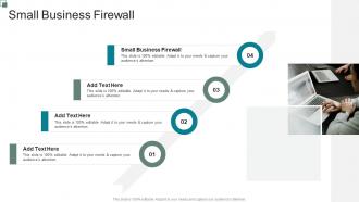 Small Business Firewall In Powerpoint And Google Slides Cpb