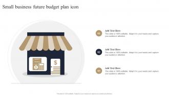 Small Business Future Budget Plan Icon