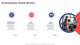 Small Business Grants Women In Powerpoint And Google Slides Cpb