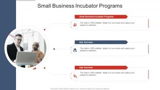 Small Business Incubator Programs In Powerpoint And Google Slides Cpb