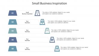 Small business inspiration ppt powerpoint presentation ideas format cpb