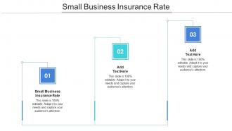 Small Business Insurance Rate In Powerpoint And Google Slides Cpb