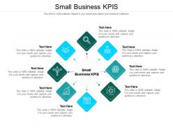Small business kpis ppt powerpoint presentation model sample cpb