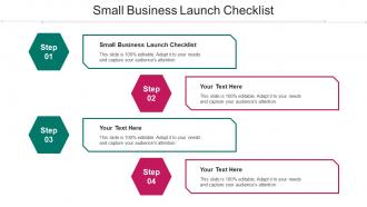 Small Business Launch Checklist Ppt Powerpoint Presentation Infographic Template Inspiration Cpb