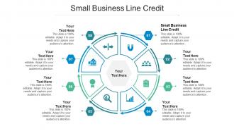 Small business line credit ppt powerpoint presentation portfolio slide portrait cpb