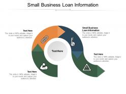 Small business loan information ppt powerpoint presentation pictures templates cpb