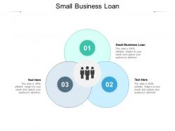 Small business loan ppt powerpoint presentation inspiration graphics example cpb