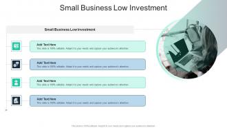 Small Business Low Investment In Powerpoint And Google Slides Cpb