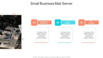 Small Business Mail Server In Powerpoint And Google Slides Cpb