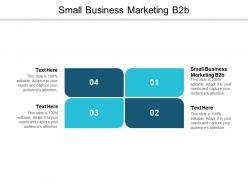 Small business marketing b2b ppt powerpoint presentation styles elements cpb