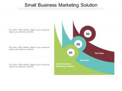 Small business marketing solution ppt powerpoint presentation summary designs download cpb