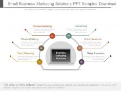 Small business marketing solutions ppt samples download