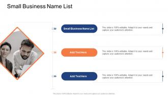 Small Business Name List In Powerpoint And Google Slides Cpb