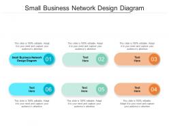 Small business network design diagram ppt powerpoint presentation gallery grid cpb