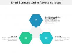 Small business online advertising ideas ppt powerpoint presentation gallery example file cpb