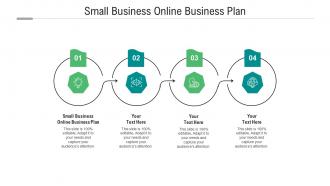 Small business online business plan ppt powerpoint presentation summary icon cpb