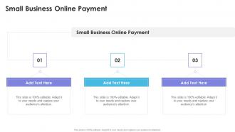 Small Business Online Payment In Powerpoint And Google Slides Cpb