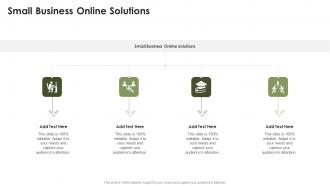 Small Business Online Solutions In Powerpoint And Google Slides Cpb