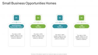 Small Business Opportunities Homes In Powerpoint And Google Slides Cpb