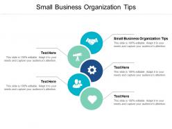Small business organization tips ppt powerpoint presentation slides samples cpb