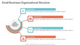 Small Business Organizational Structure In Powerpoint And Google Slides Cpb
