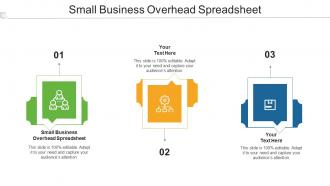 Small Business Overhead Spreadsheet Ppt Powerpoint Presentation File Deck Cpb