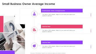 Small Business Owner Average Income In Powerpoint And Google Slides Cpb